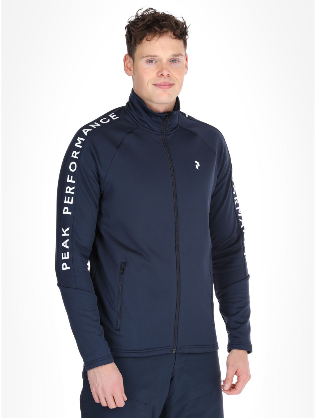 Peak Performance, M Rider Zip chaleco hombres Blue Shadow azul 