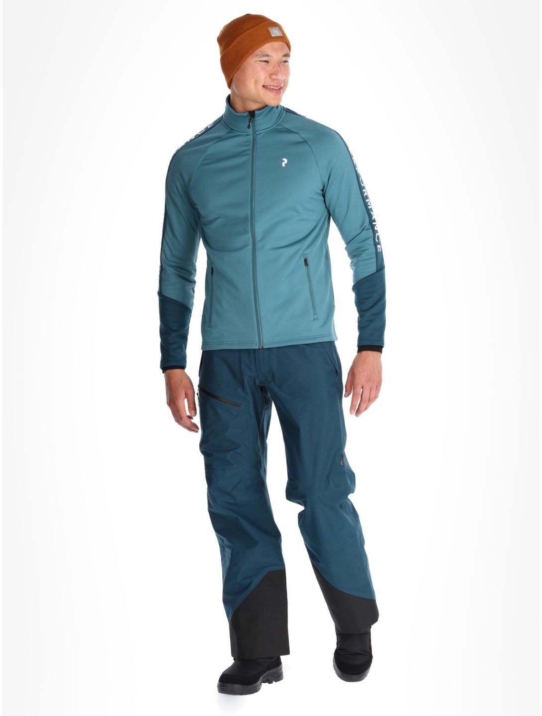 Peak Performance, M Rider Zip chaleco hombres Hydro Fresh / Infinity Teel azul 