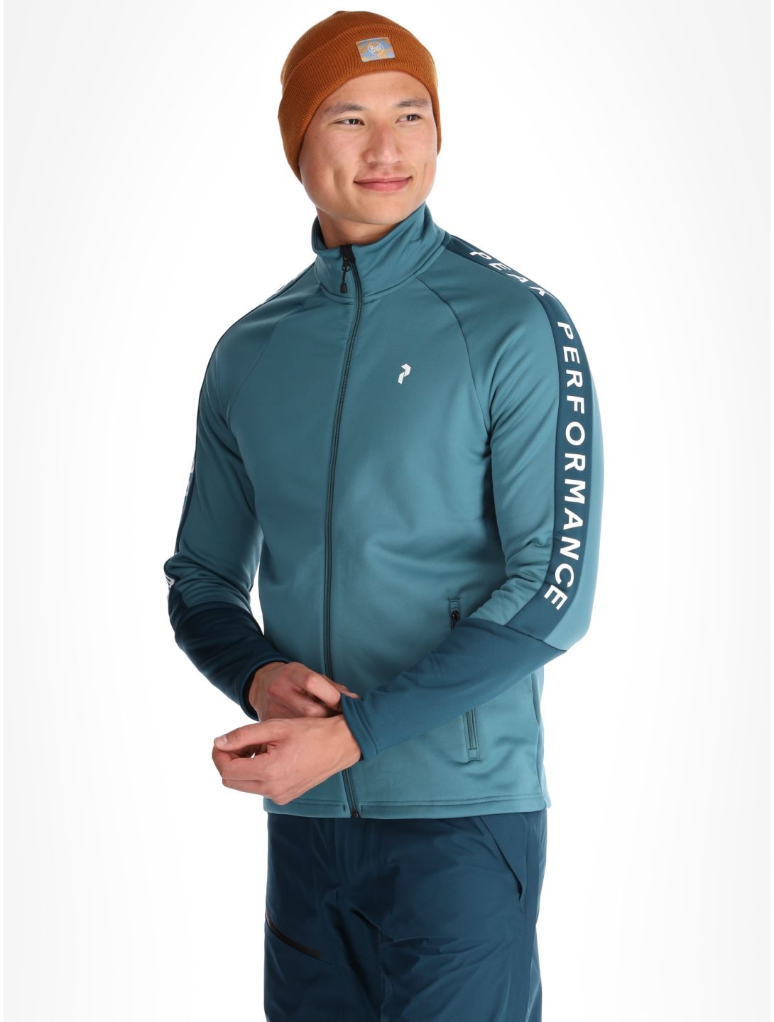 Peak Performance, M Rider Zip chaleco hombres Hydro Fresh / Infinity Teel azul 