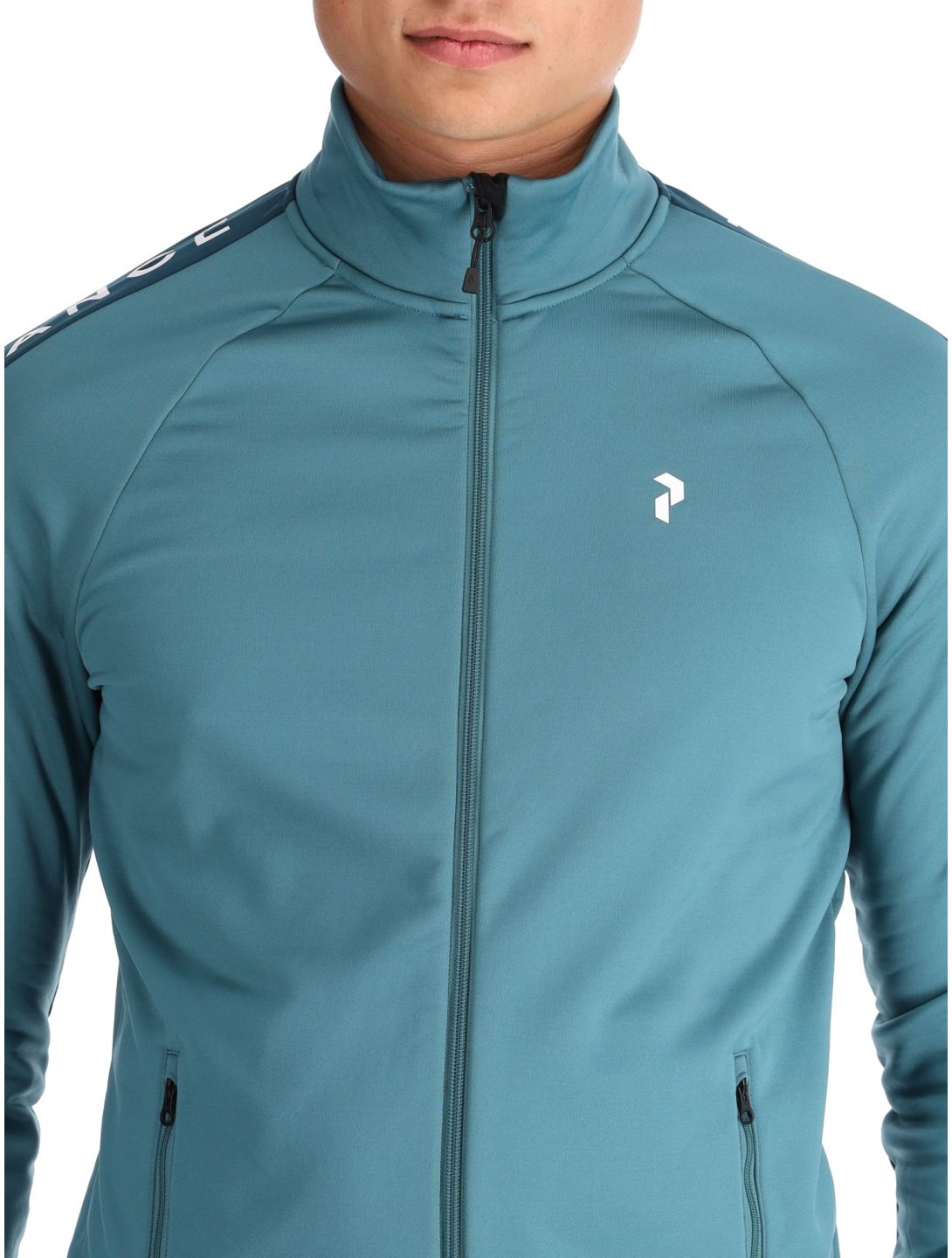 Peak Performance, M Rider Zip chaleco hombres Hydro Fresh / Infinity Teel azul 