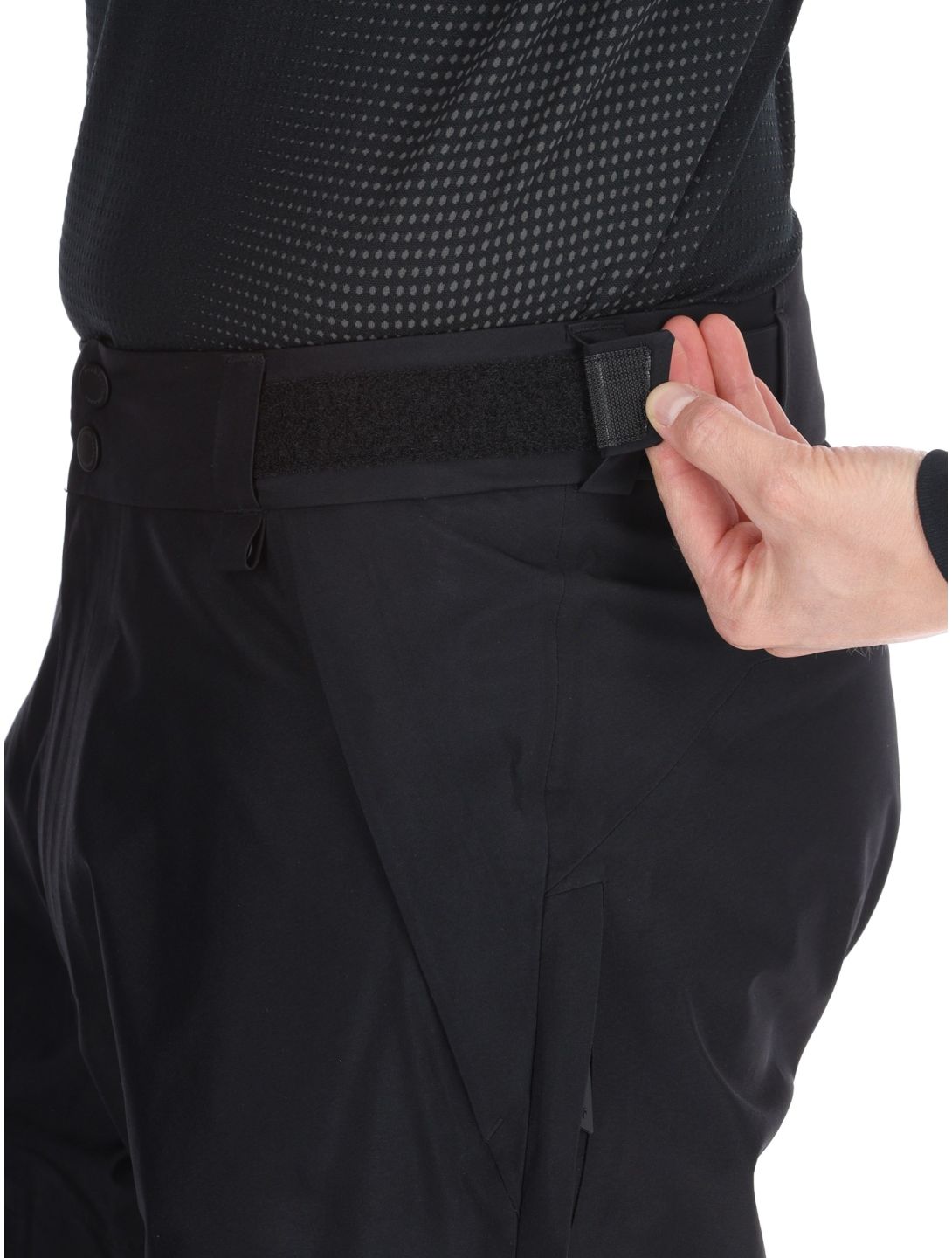 Peak Performance, M Vertical Gore-Tex 3L pantalones de esquí hardshell hombres Black / OffBlack negro 