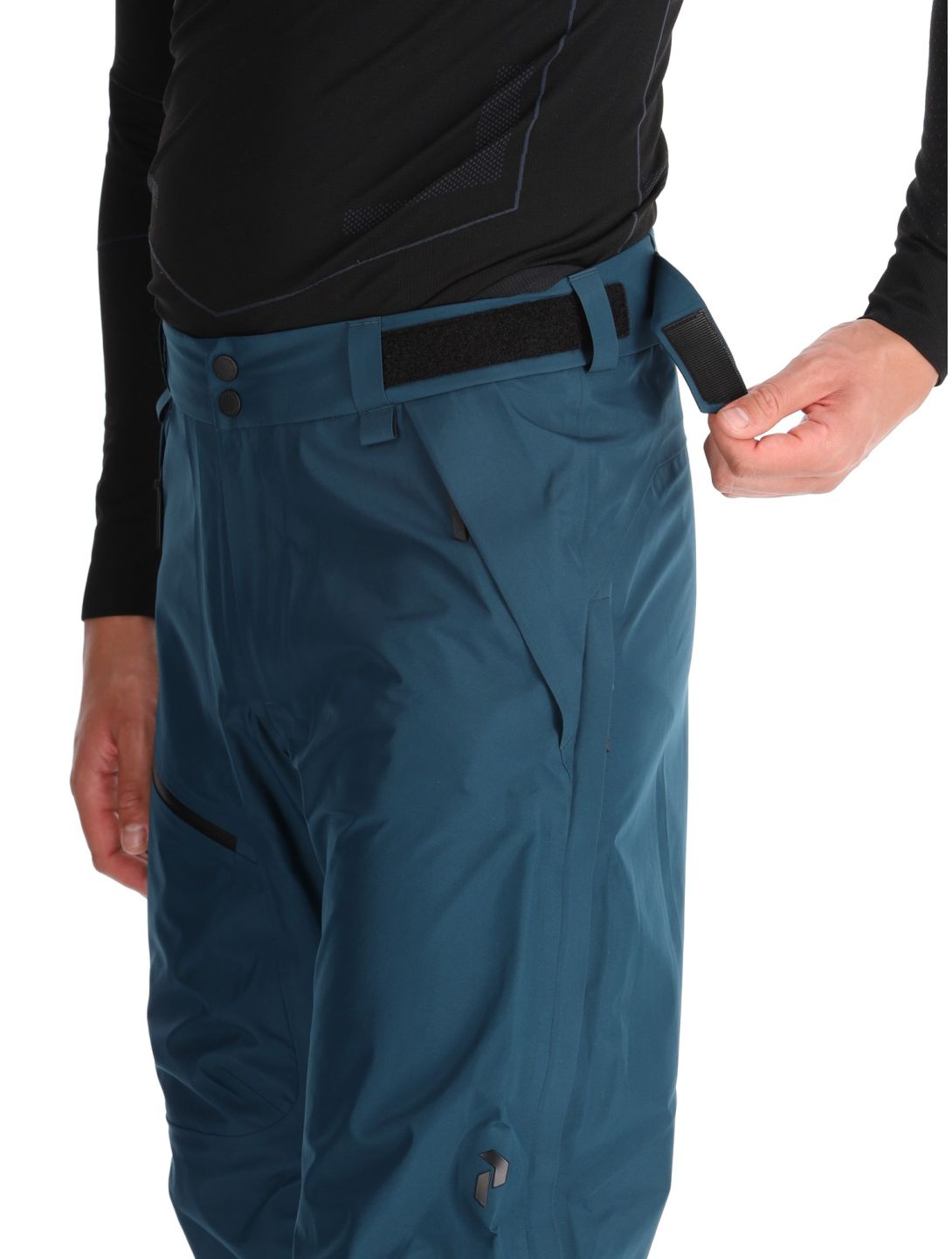 Peak Performance, M Vertical Gore-Tex 3L pantalones de esquí hardshell hombres Infinity Teel azul 