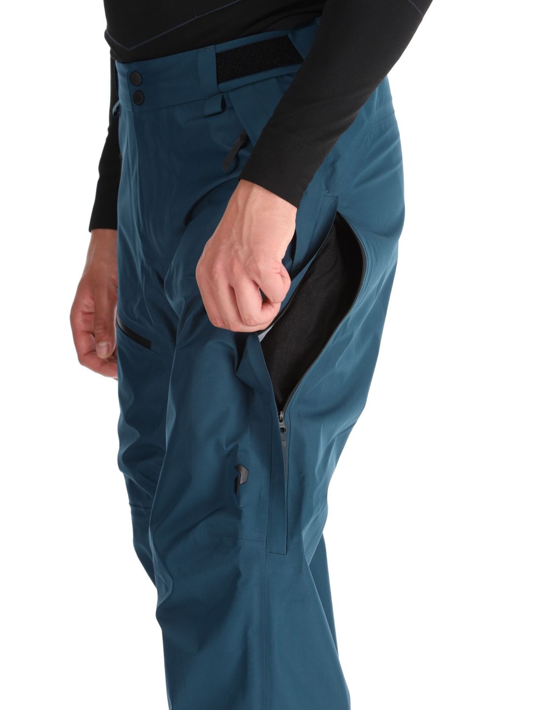 Peak Performance, M Vertical Gore-Tex 3L pantalones de esquí hardshell hombres Infinity Teel azul 