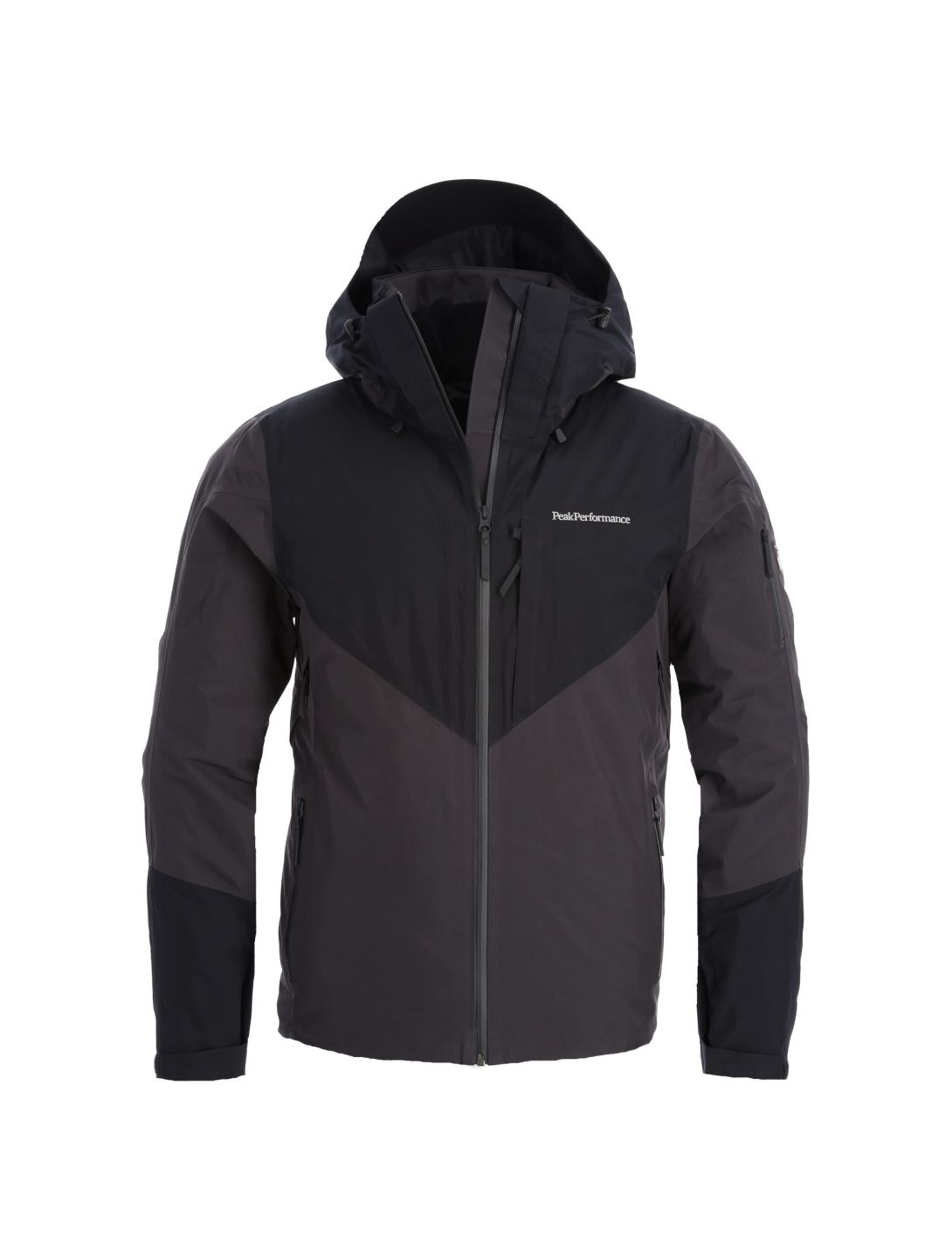 Peak Performance, Maroon Gtx chaqueta de esquí hombres iron cast negro