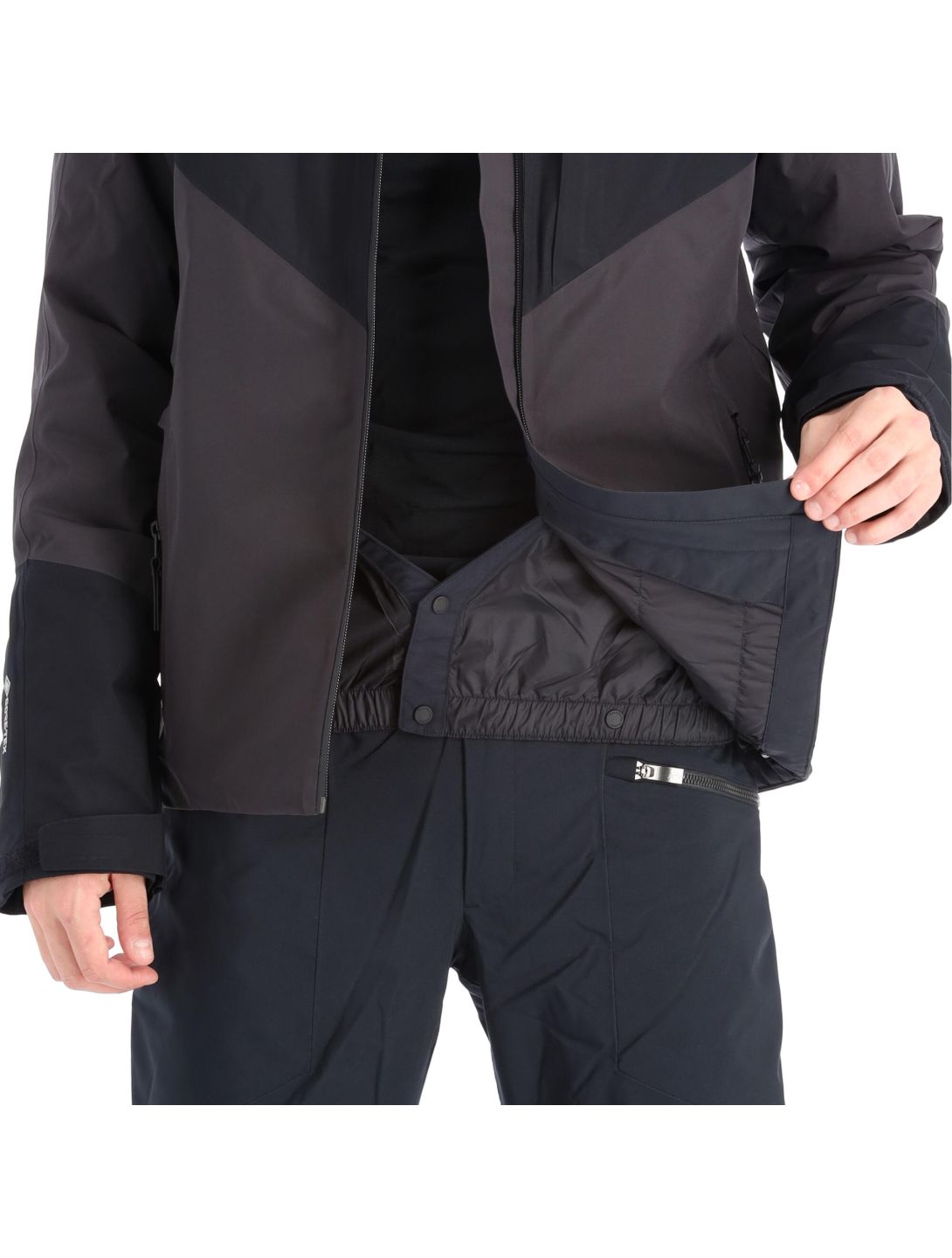 Peak Performance, Maroon Gtx chaqueta de esquí hombres iron cast negro