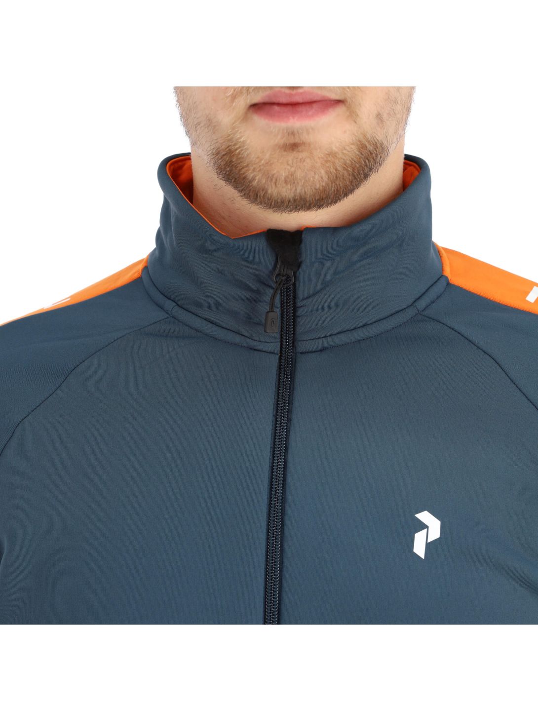 Peak Performance, Rider Zip chaleco hombres steel azul 