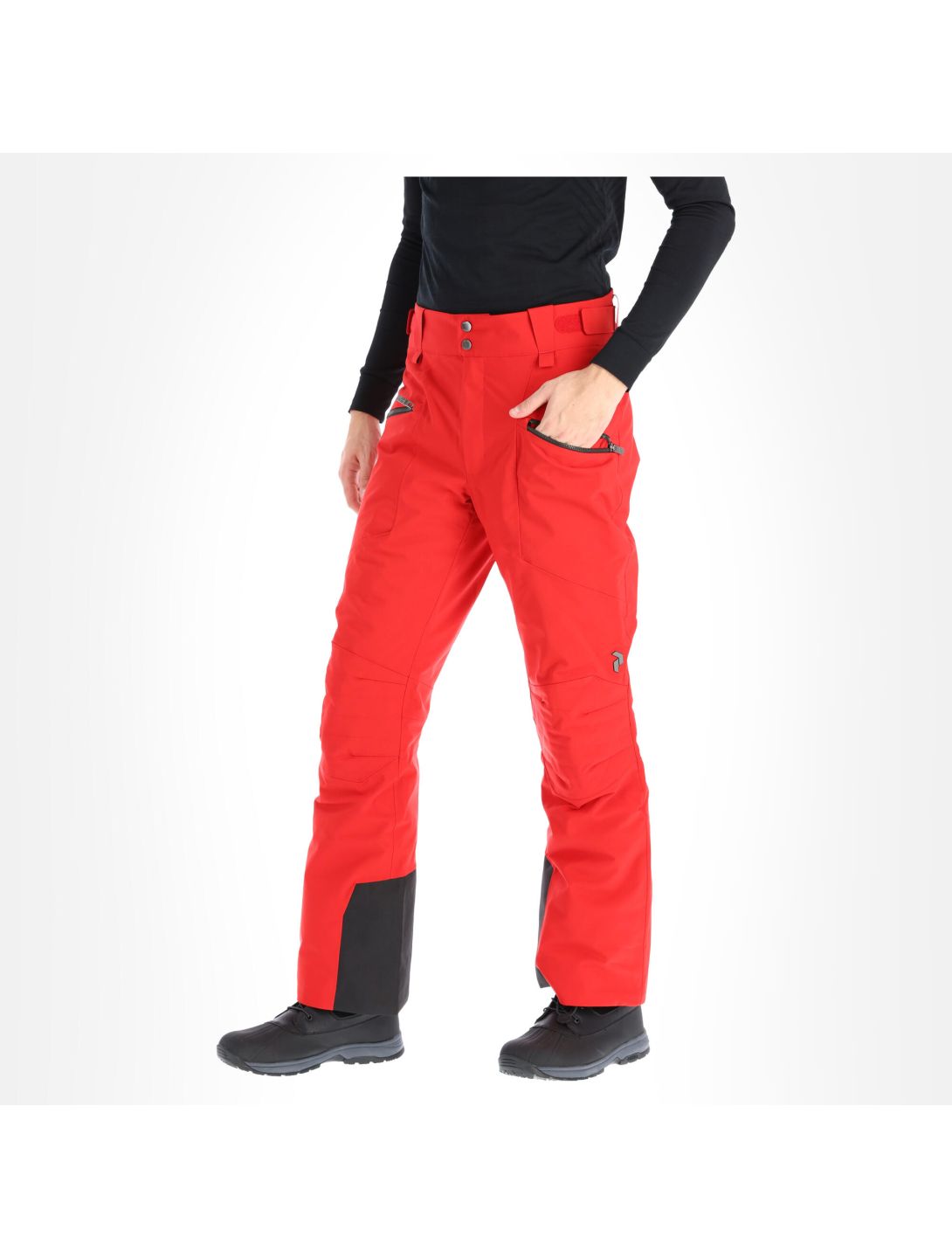 Peak Performance, Scoot pantalones de esquí slim fit hombres alpine rojo