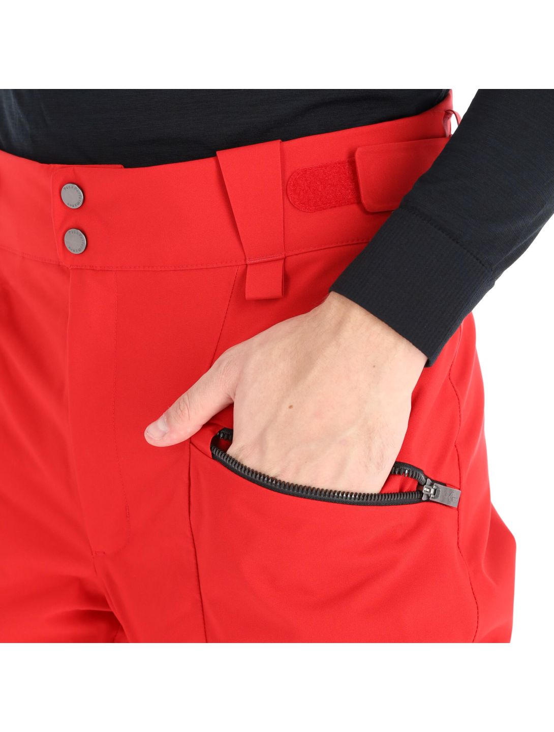 Peak Performance, Scoot pantalones de esquí slim fit hombres alpine rojo