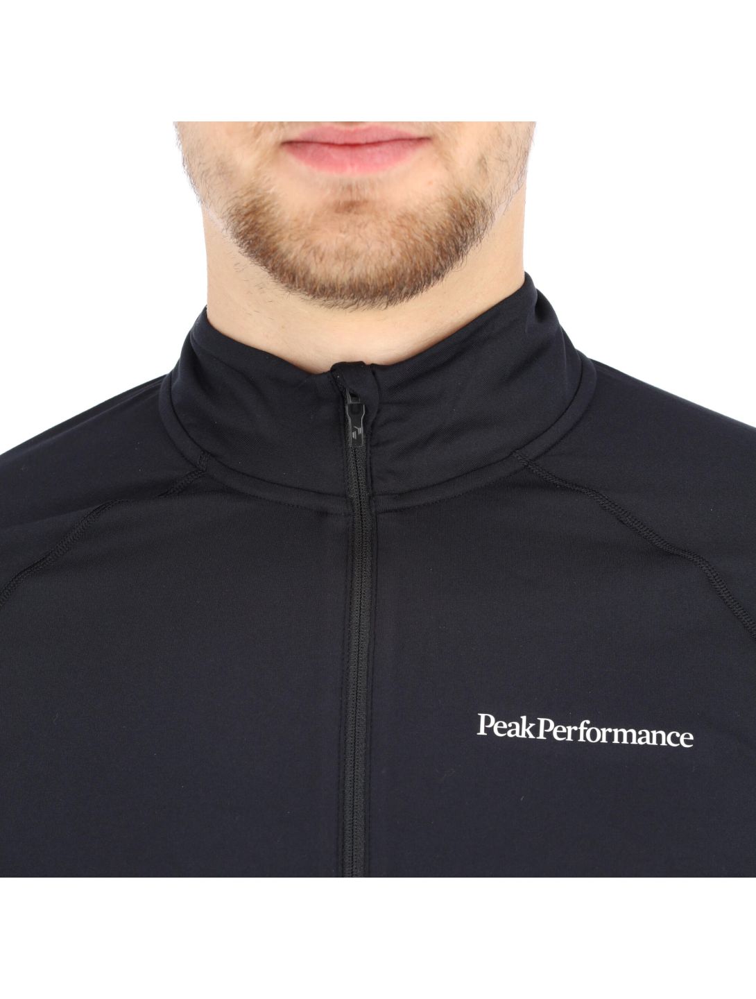 Peak Performance, Spirit Half Zip camisa termoactiva hombres negro