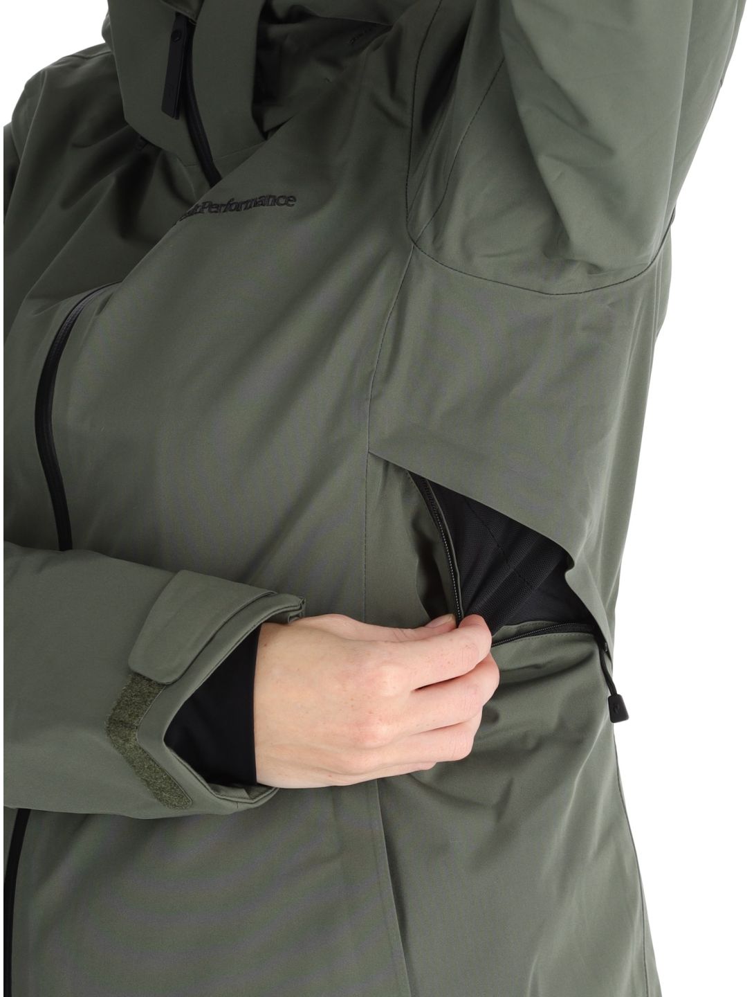 Peak Performance, W Anima chaqueta de esquí mujeres Pine Needle verde 