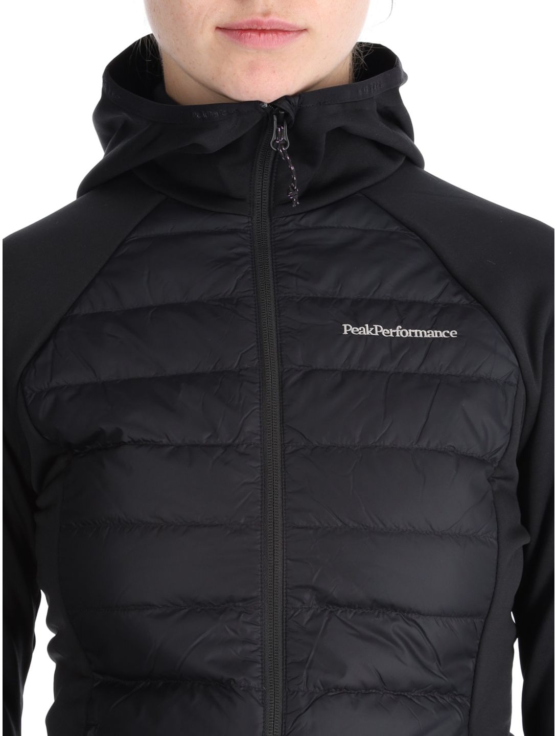 Peak Performance, W Down Hybrid Hood chaleco mujeres 