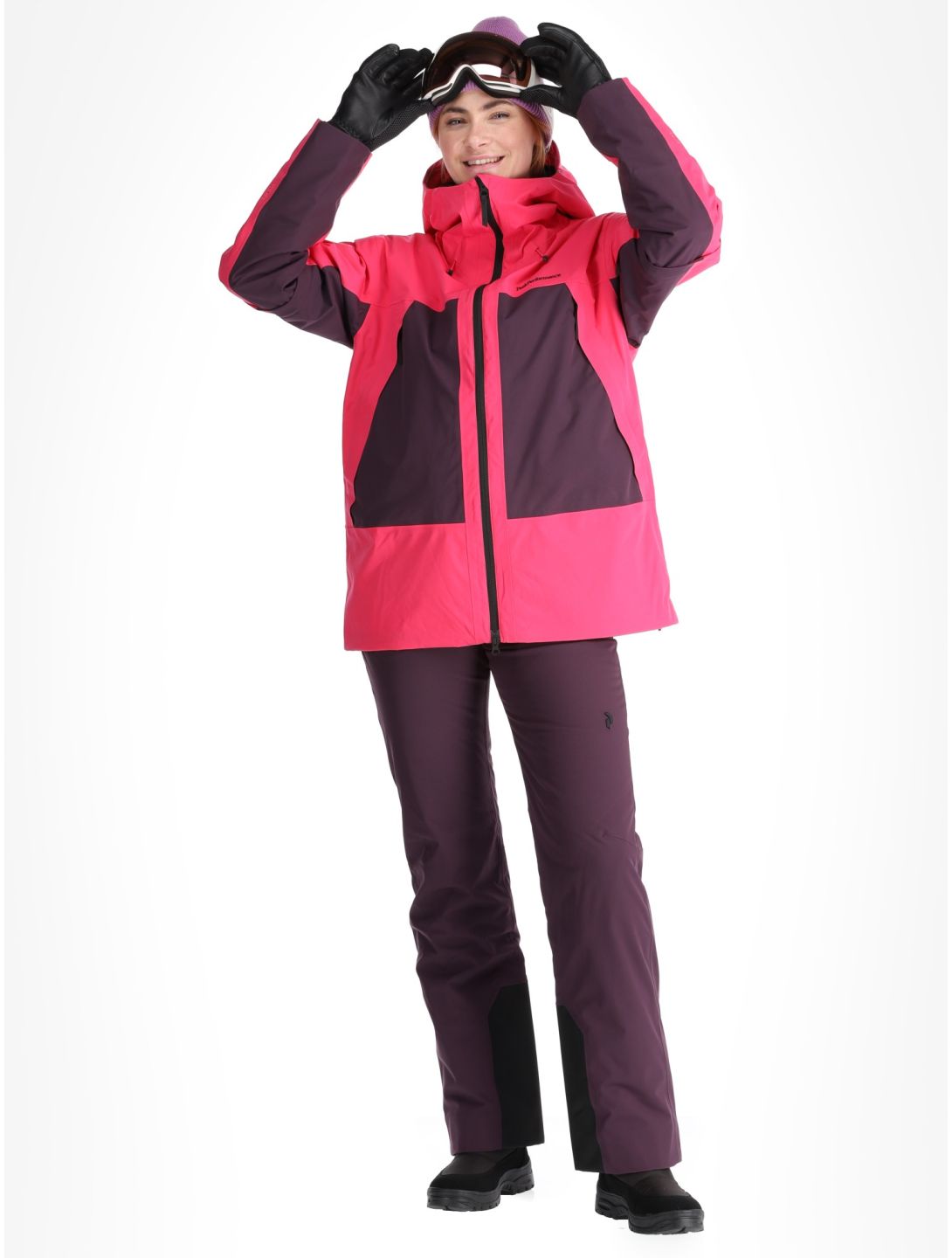 Peak Performance, W Edge 2L chaqueta de esquí mujeres Beetroot Purple / Mystic Purple / Iron Cast gris, púrpura 