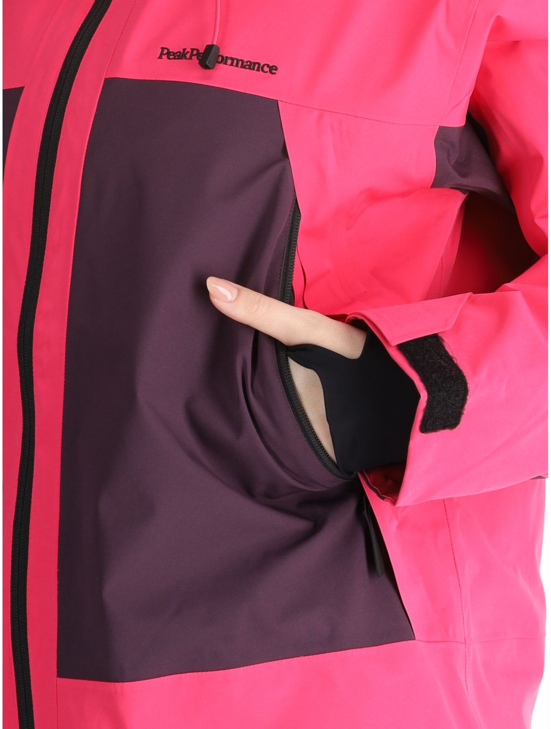 Peak Performance, W Edge 2L chaqueta de esquí mujeres Beetroot Purple / Mystic Purple / Iron Cast gris, púrpura 