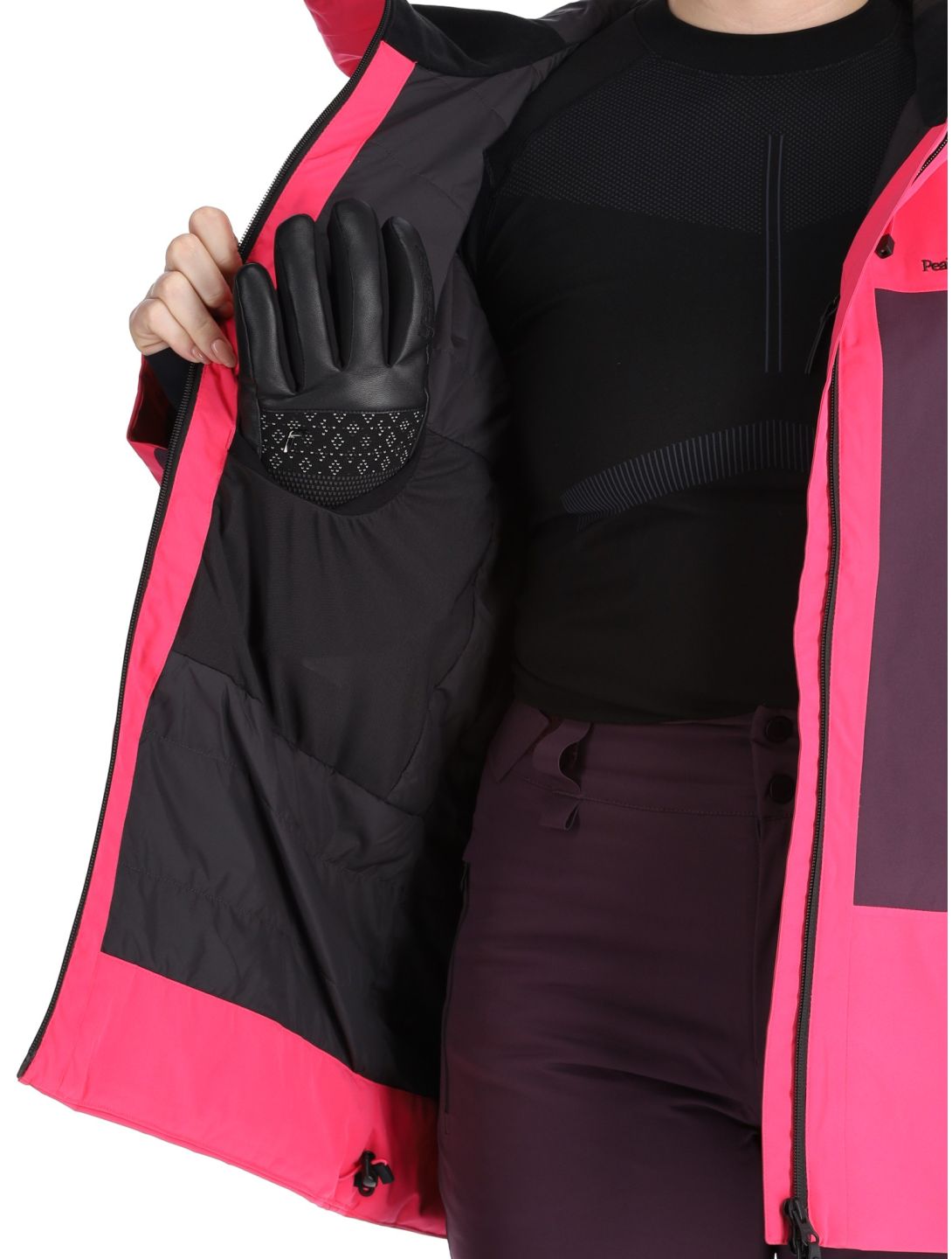 Peak Performance, W Edge 2L chaqueta de esquí mujeres Beetroot Purple / Mystic Purple / Iron Cast gris, púrpura 