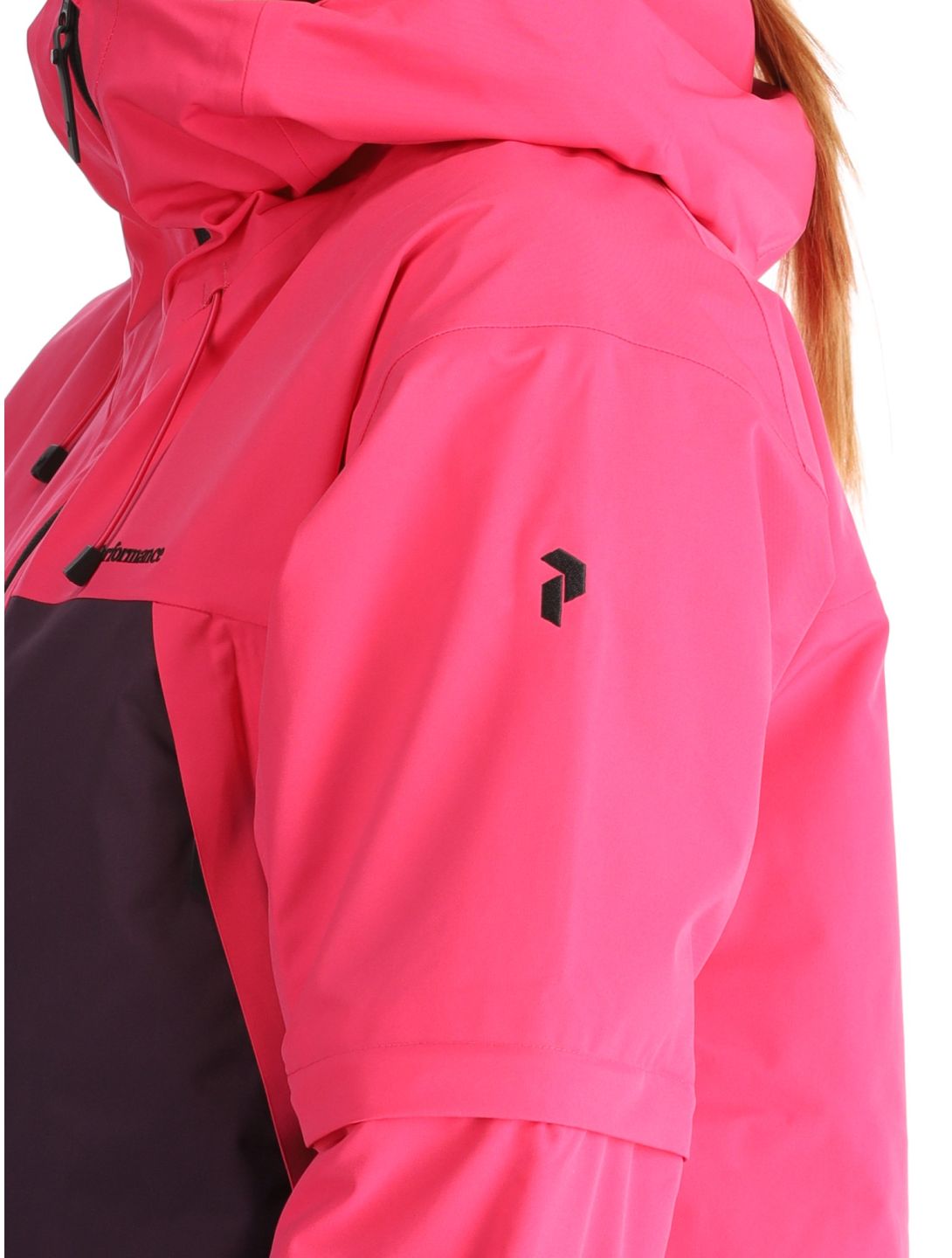 Peak Performance, W Edge 2L chaqueta de esquí mujeres Beetroot Purple / Mystic Purple / Iron Cast gris, púrpura 