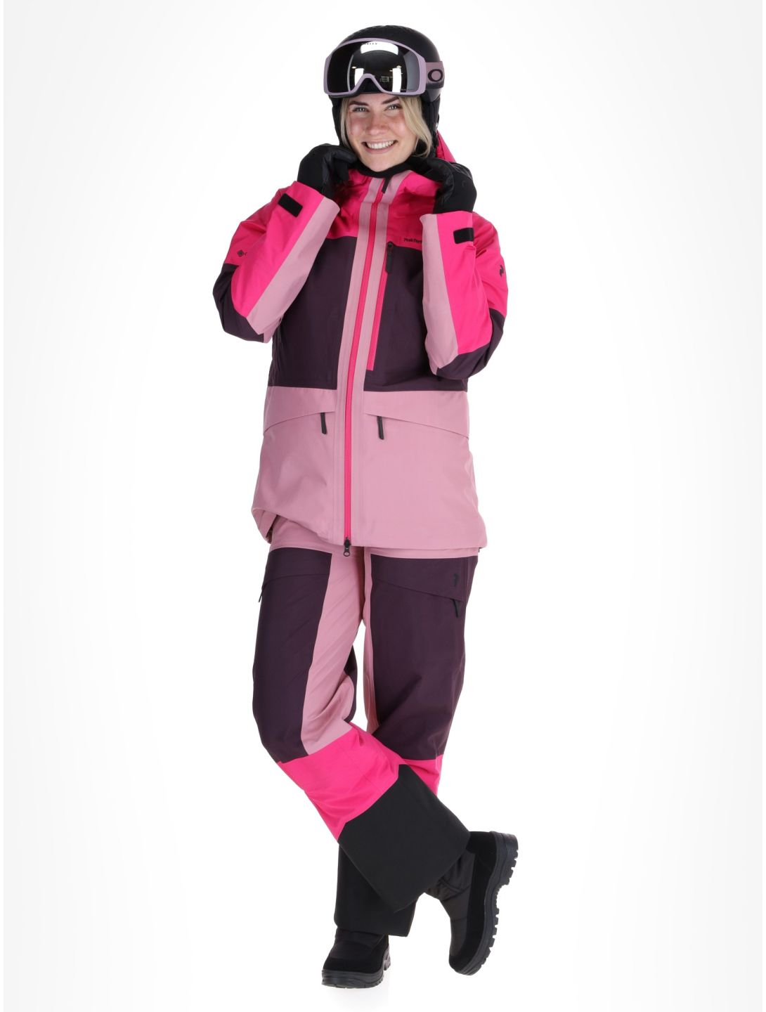 Peak Performance, W Gravity Gore-Tex 3L chaqueta de esquí hardshell mujeres Beetroot Purple / Mystic Purple / Bitter Root púrpura, rosa 