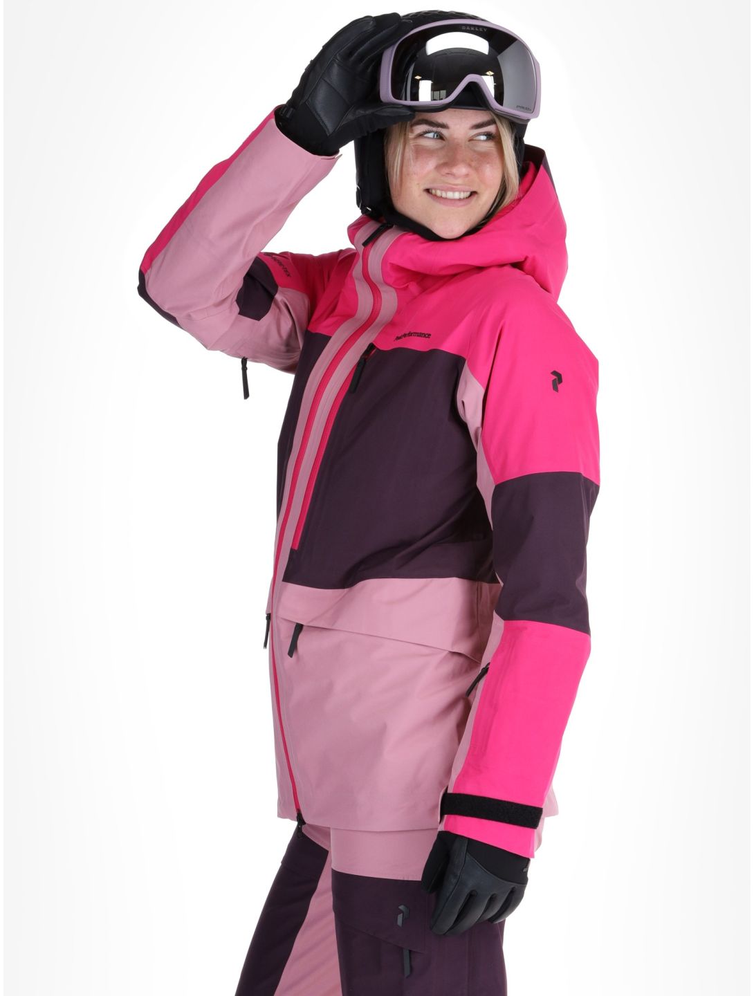 Peak Performance, W Gravity Gore-Tex 3L chaqueta de esquí hardshell mujeres Beetroot Purple / Mystic Purple / Bitter Root púrpura, rosa 