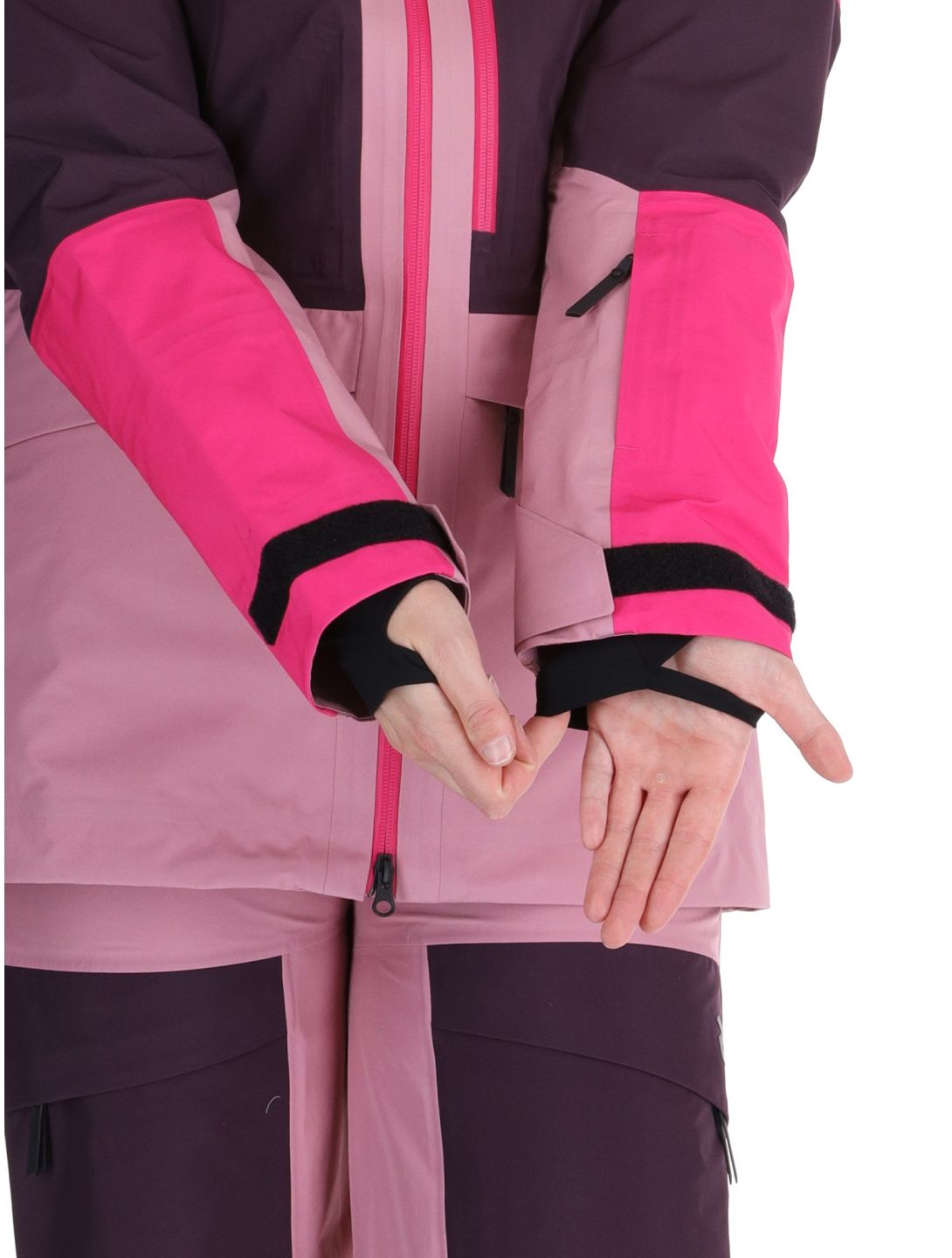 Peak Performance, W Gravity Gore-Tex 3L chaqueta de esquí hardshell mujeres Beetroot Purple / Mystic Purple / Bitter Root púrpura, rosa 