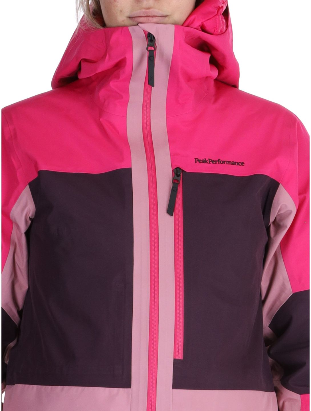 Peak Performance, W Gravity Gore-Tex 3L chaqueta de esquí hardshell mujeres Beetroot Purple / Mystic Purple / Bitter Root púrpura, rosa 