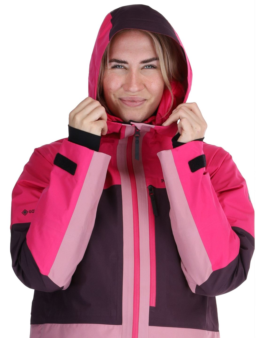 Peak Performance, W Gravity Gore-Tex 3L chaqueta de esquí hardshell mujeres Beetroot Purple / Mystic Purple / Bitter Root púrpura, rosa 