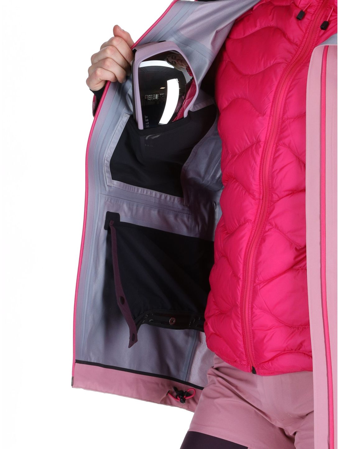 Peak Performance, W Gravity Gore-Tex 3L chaqueta de esquí hardshell mujeres Beetroot Purple / Mystic Purple / Bitter Root púrpura, rosa 