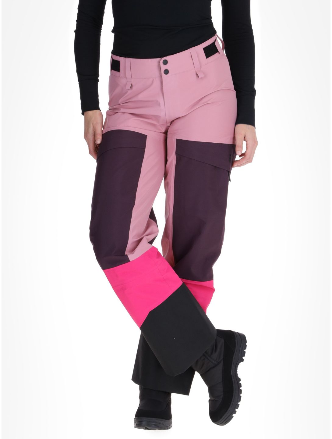 Peak Performance, W Gravity Gore-Tex 3L pantalones de esquí hardshell mujeres Bitter Root / Mystic Purple / Beetroot Purple púrpura, rosa 