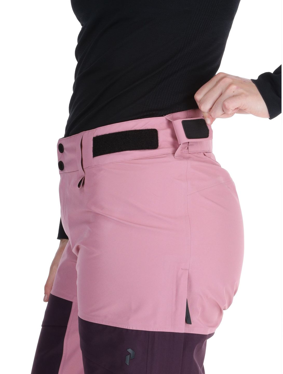 Peak Performance, W Gravity Gore-Tex 3L pantalones de esquí hardshell mujeres Bitter Root / Mystic Purple / Beetroot Purple púrpura, rosa 