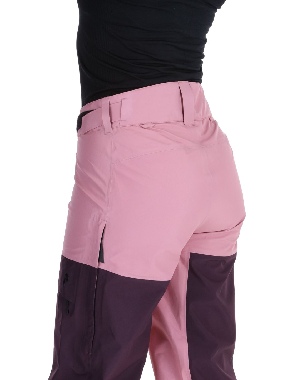 Peak Performance, W Gravity Gore-Tex 3L pantalones de esquí hardshell mujeres Bitter Root / Mystic Purple / Beetroot Purple púrpura, rosa 