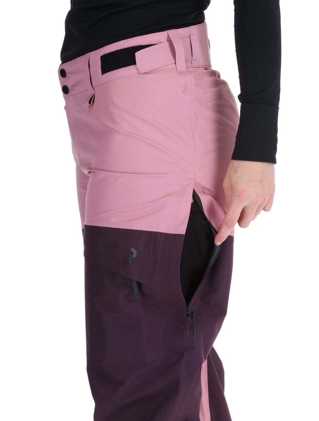 Peak Performance, W Gravity Gore-Tex 3L pantalones de esquí hardshell mujeres Bitter Root / Mystic Purple / Beetroot Purple púrpura, rosa 