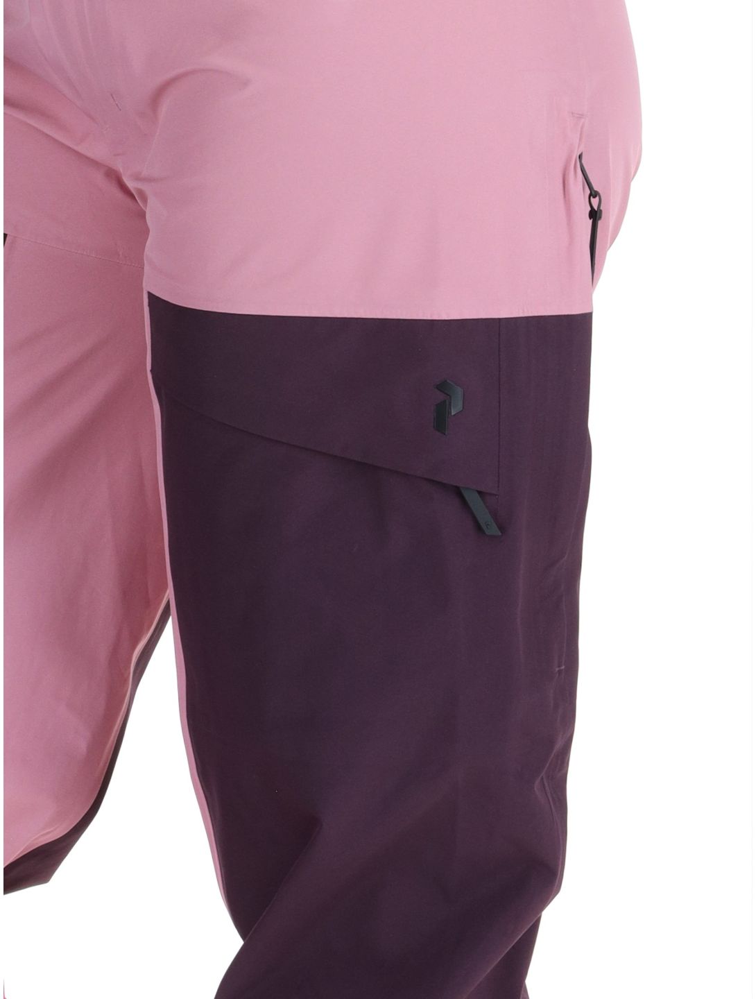 Peak Performance, W Gravity Gore-Tex 3L pantalones de esquí hardshell mujeres Bitter Root / Mystic Purple / Beetroot Purple púrpura, rosa 