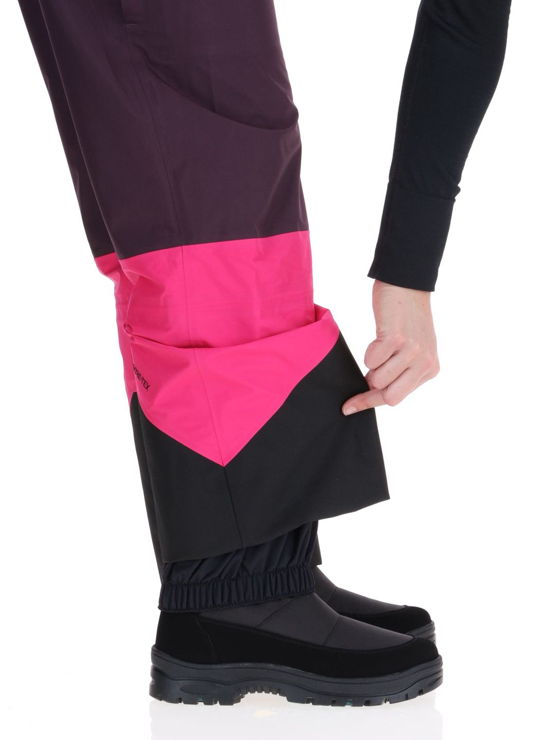 Peak Performance, W Gravity Gore-Tex 3L pantalones de esquí hardshell mujeres Bitter Root / Mystic Purple / Beetroot Purple púrpura, rosa 