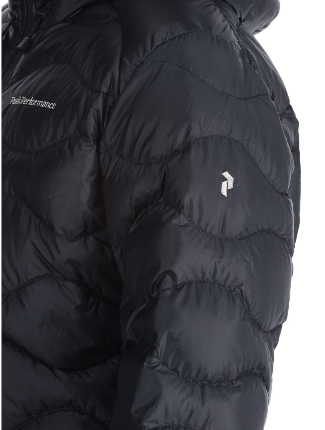 Peak Performance, W Helium Down Hood chaqueta de plumas mujeres Black negro 