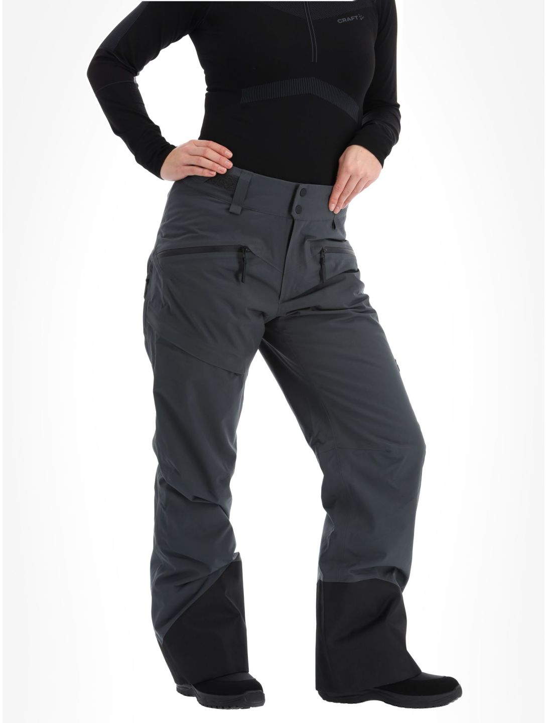 Peak Performance, W Insulated 2L Ski pantalones de esquí mujeres Motion Grey gris 