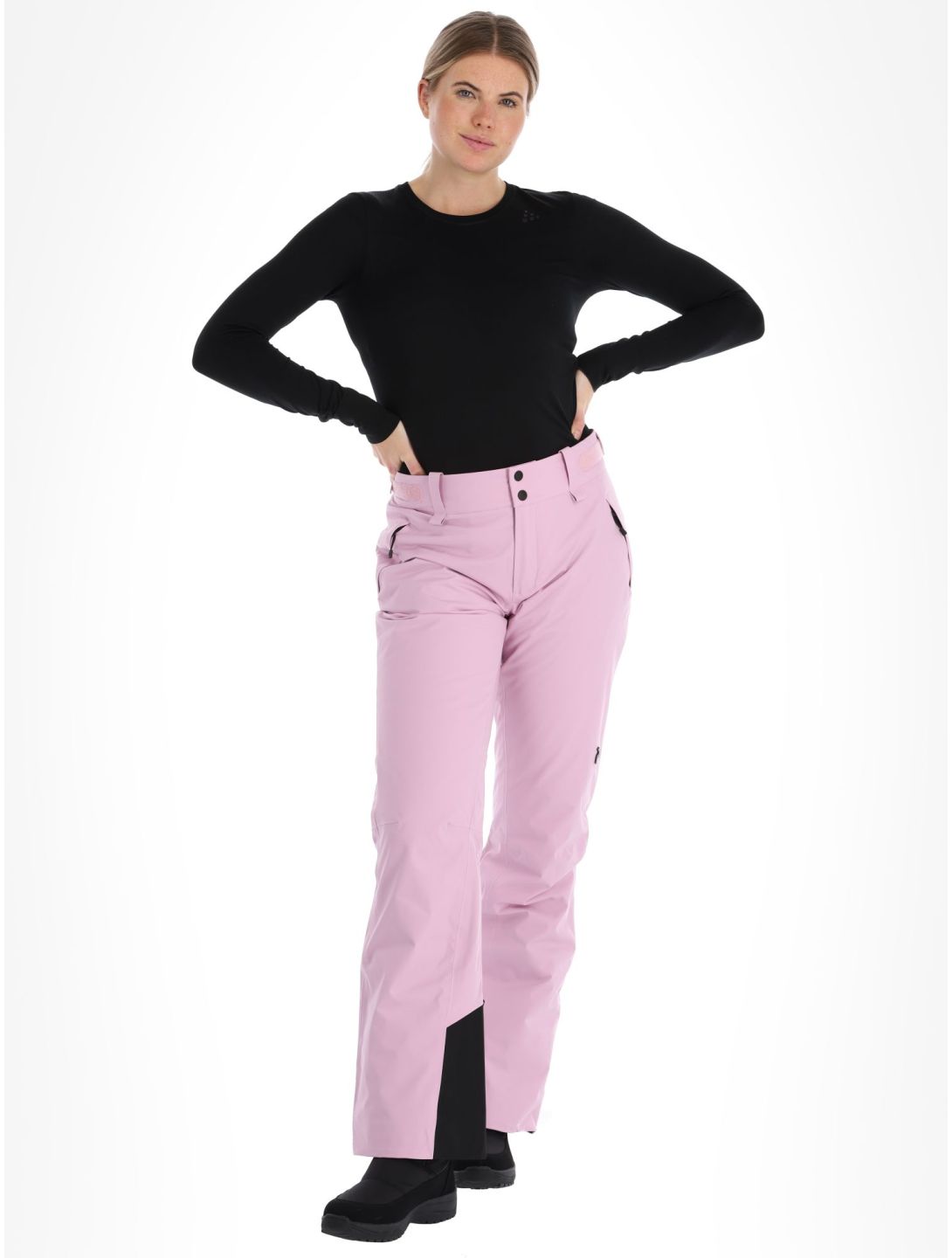 Peak Performance, W Insulated Ski pantalones de esquí mujeres Statice Lilac rosa 