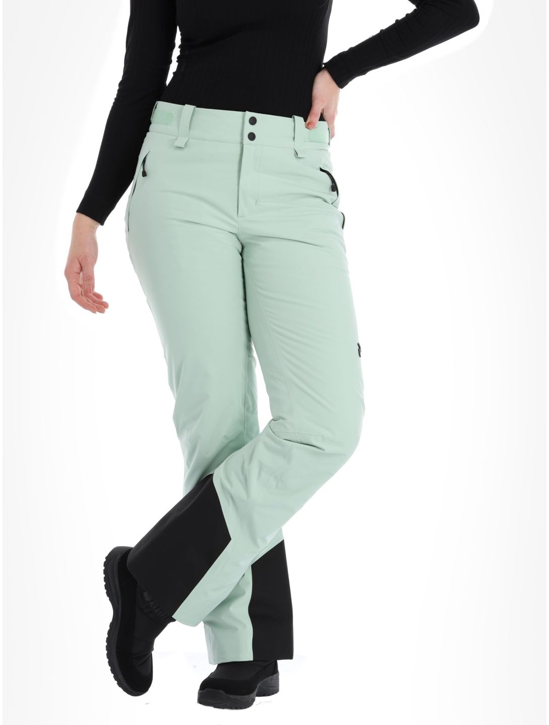 Peak Performance, W Insulated Ski pantalones de esquí mujeres Delta Green verde 