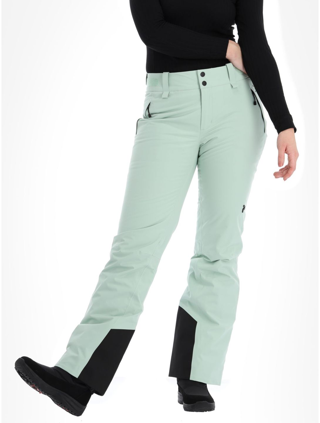 Peak Performance, W Insulated Ski pantalones de esquí mujeres Delta Green verde 