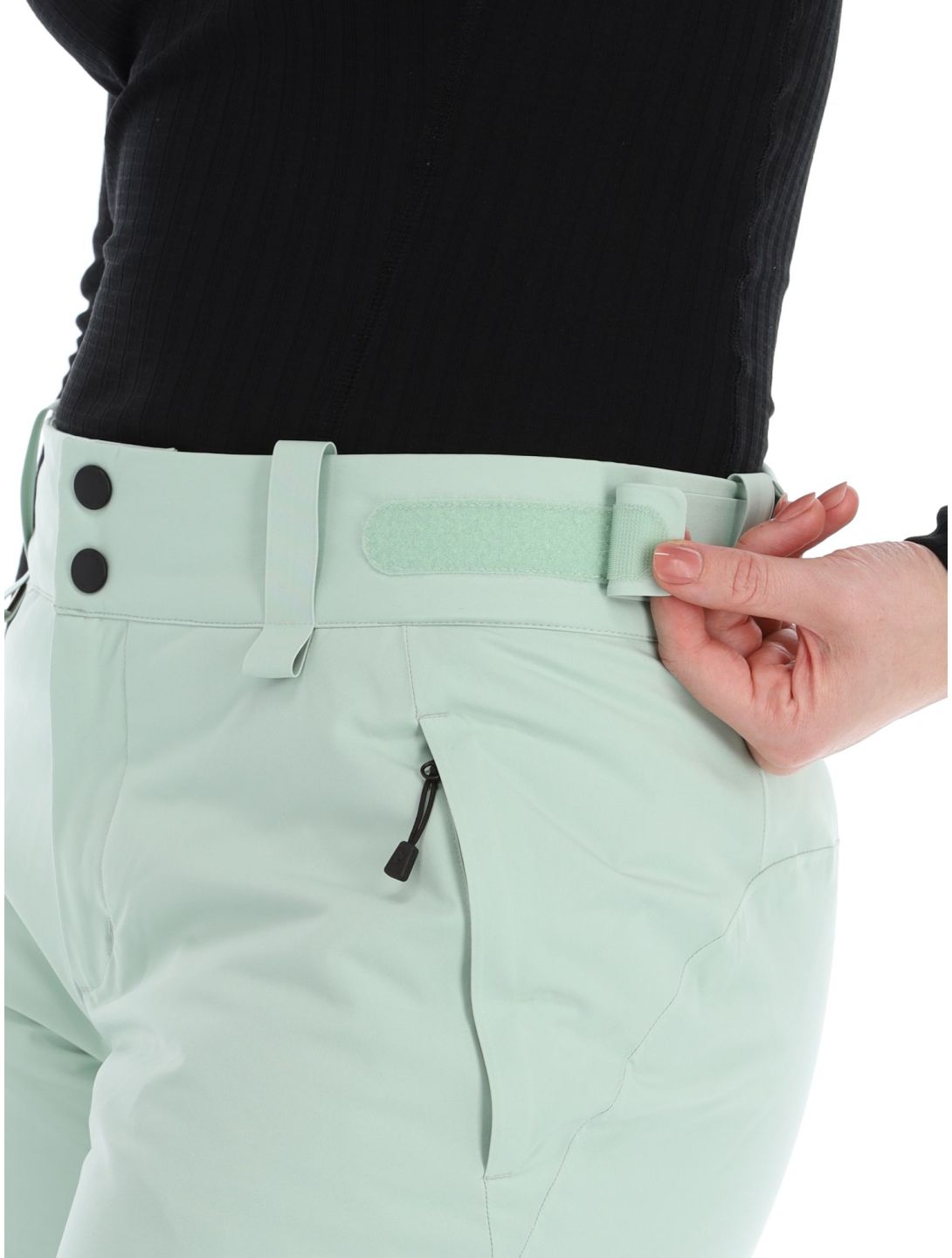 Peak Performance, W Insulated Ski pantalones de esquí mujeres Delta Green verde 