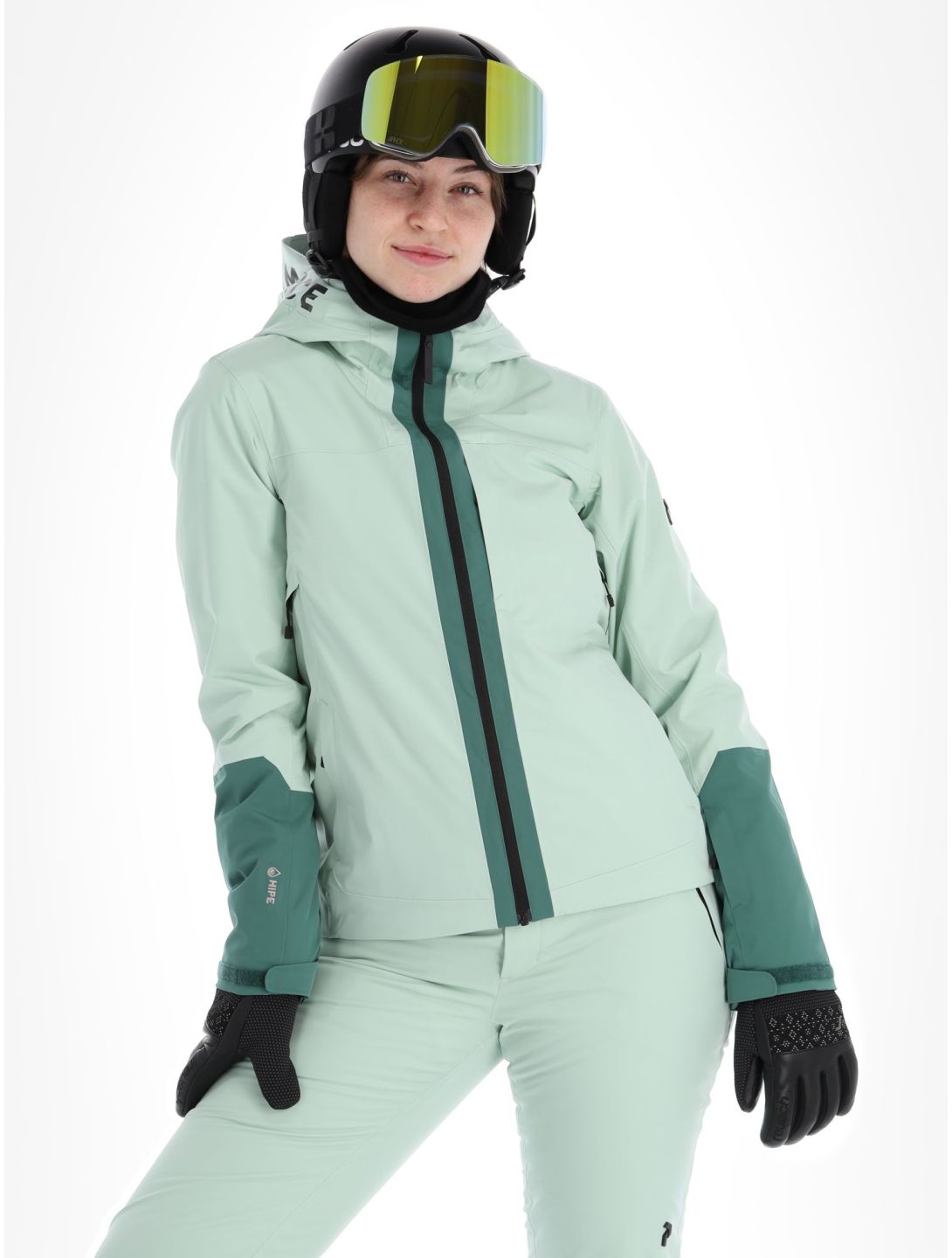 Peak Performance, W Rider Insulated Ski chaqueta de esquí mujeres Delta Green Smoke Pine verde 