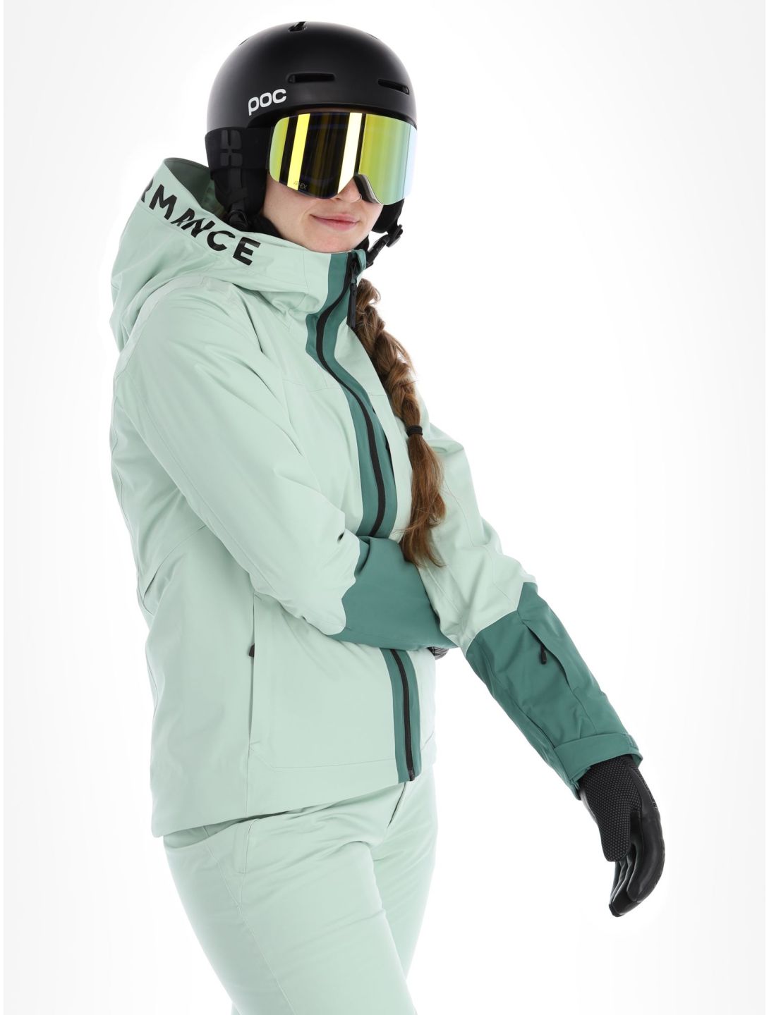 Peak Performance, W Rider Insulated Ski chaqueta de esquí mujeres Delta Green Smoke Pine verde 