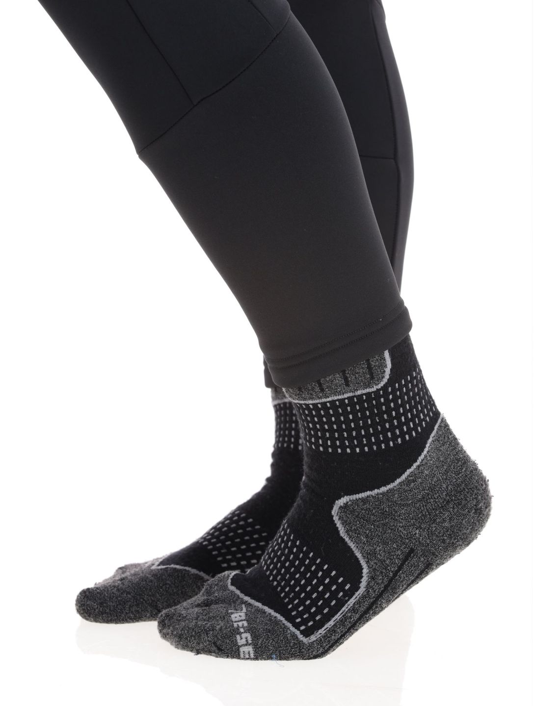 Peak Performance, W Rider Mid pantalón termoactivo mujeres Black-Black negro 