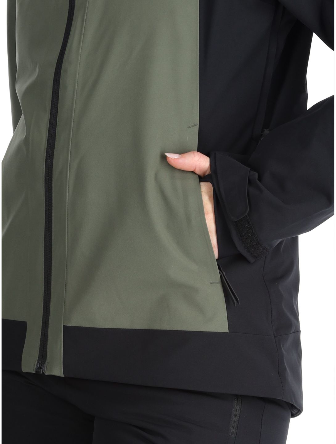 Peak Performance, W Rider Tech 2L chaqueta de esquí mujeres Pine Needle / Black negro, verde 