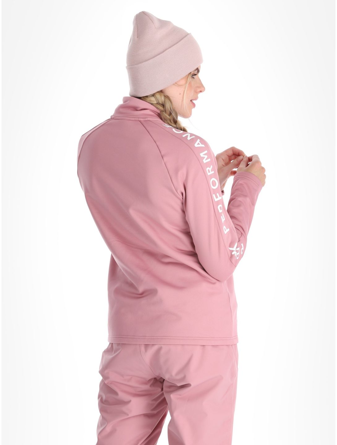 Peak Performance, W Rider Zip chaleco mujeres Bitter Root rosa 