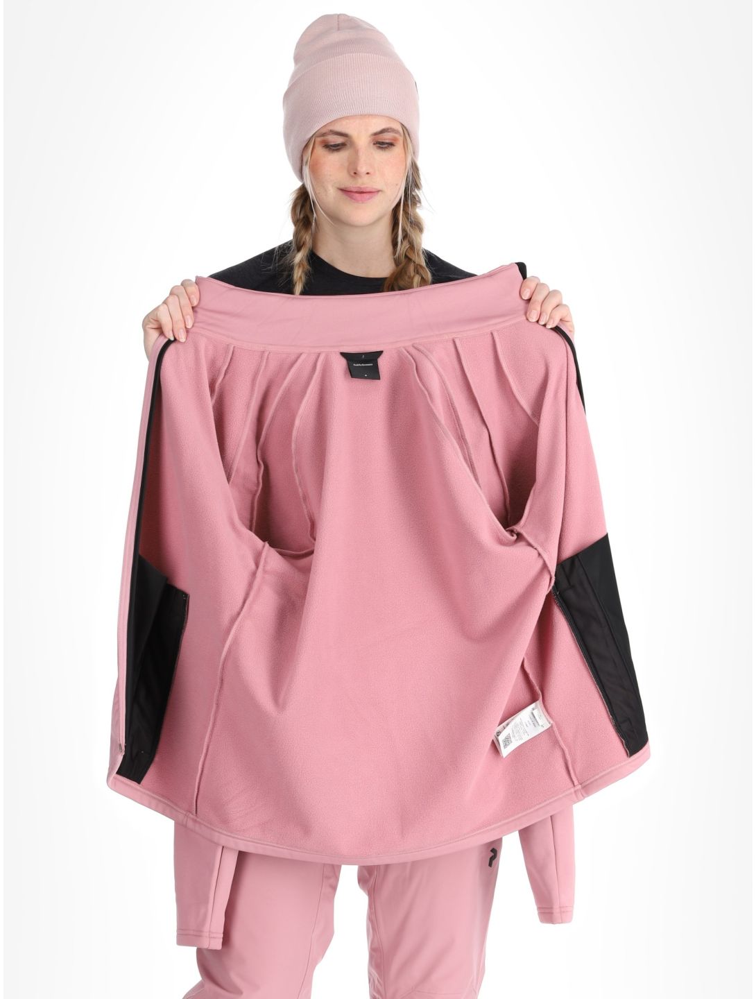 Peak Performance, W Rider Zip chaleco mujeres Bitter Root rosa 