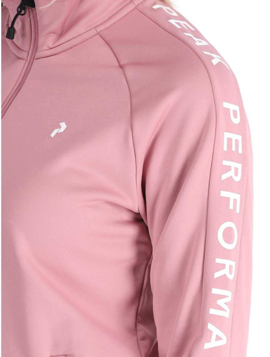 Peak Performance, W Rider Zip chaleco mujeres Bitter Root rosa 