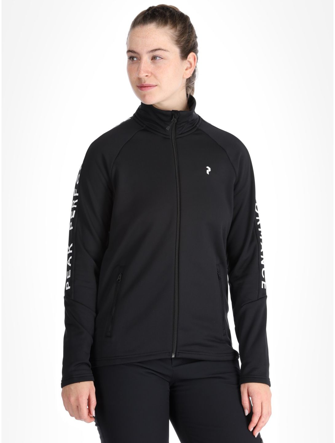 Peak Performance, W Rider Zip chaleco mujeres Black negro 