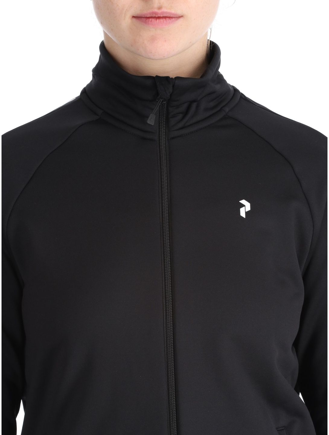 Peak Performance, W Rider Zip chaleco mujeres Black negro 