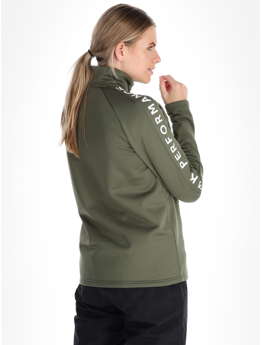 Peak Performance, W Rider Zip chaleco mujeres Pine Needle verde 