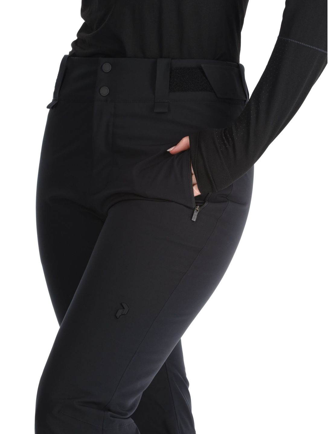 Peak Performance, W Shred 2L pantalones de esquí mujeres Black negro 