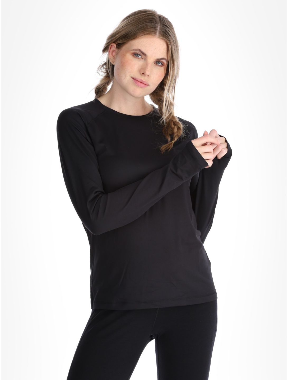 Peak Performance, W Spirit camisa termoactiva mujeres Black negro 