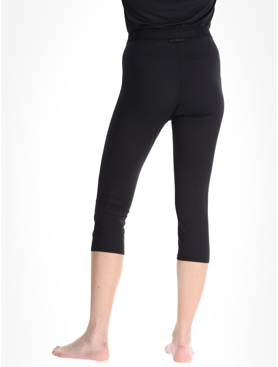 Peak Performance, W Spirit Short John 3/4 pantalón termoactivo mujeres Black negro 